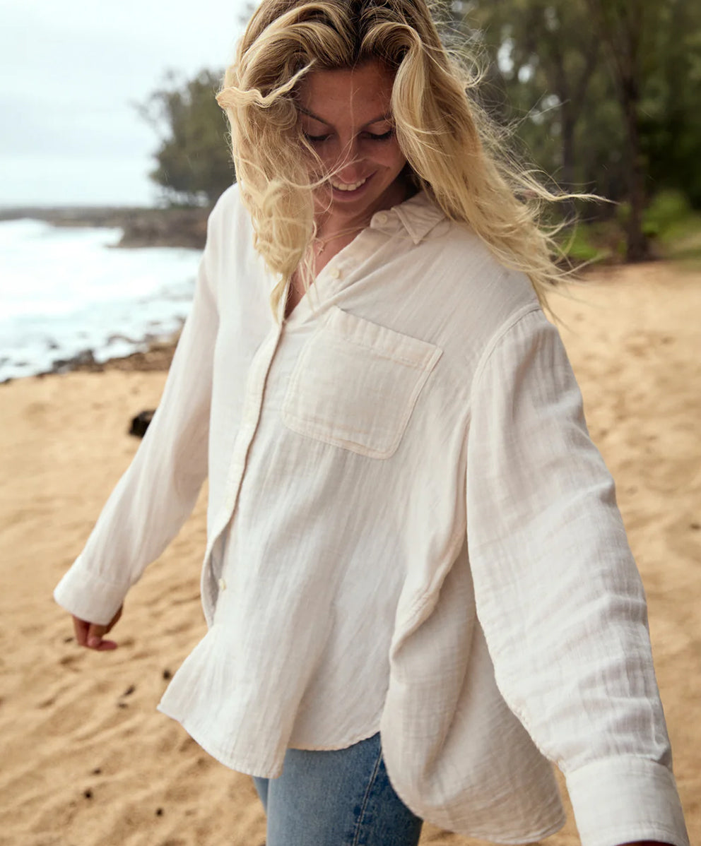 【ウィメンズ】ザ ガーゼ ウィークエンド シャツ