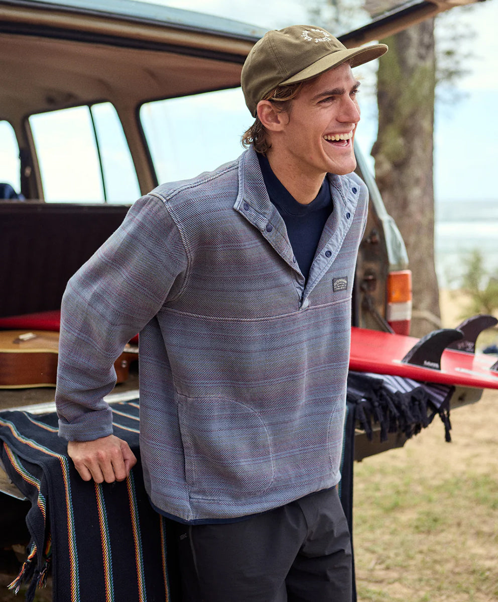 ブランケット スナップ プルオーバー