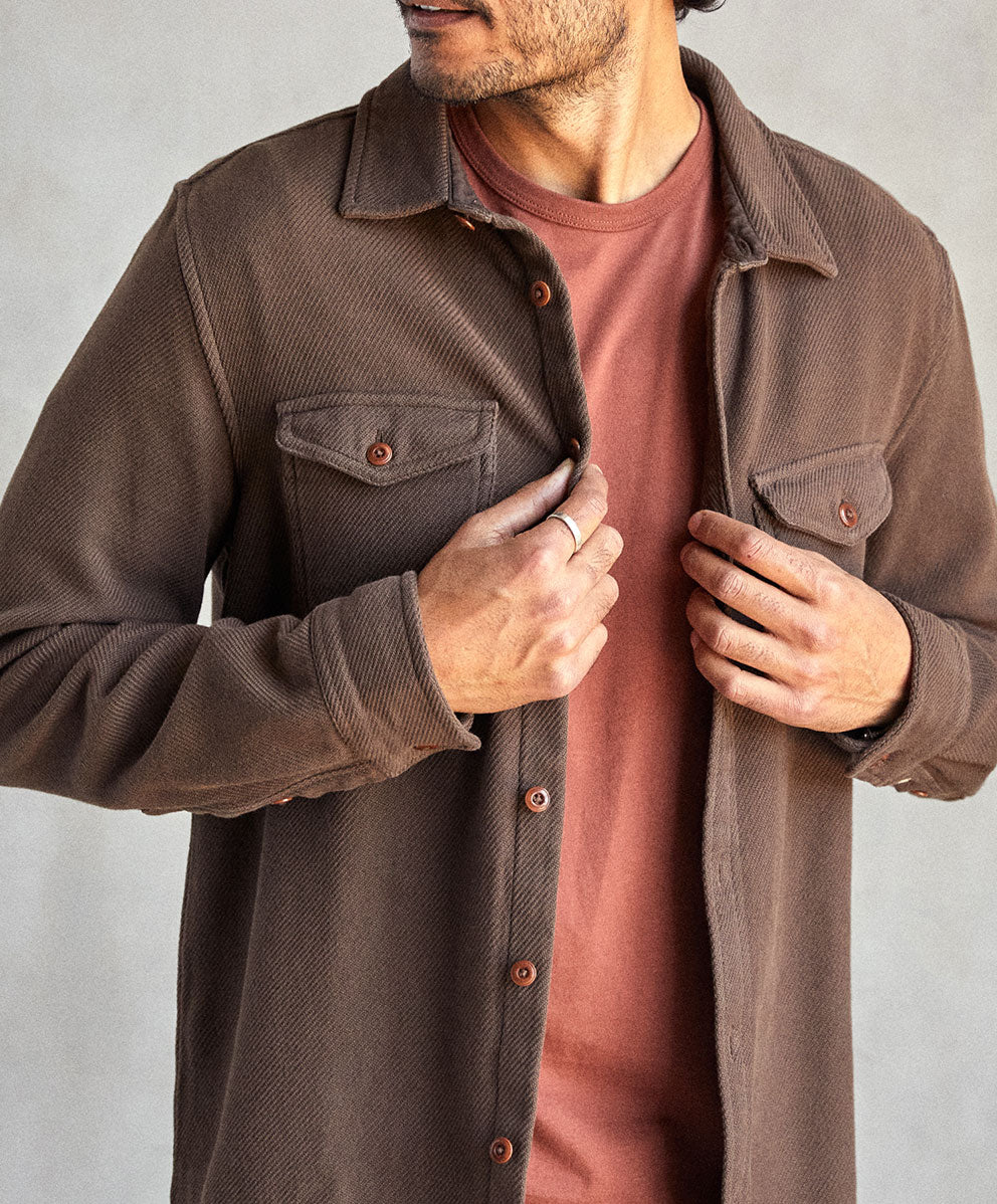 クロマ ブランケットシャツ