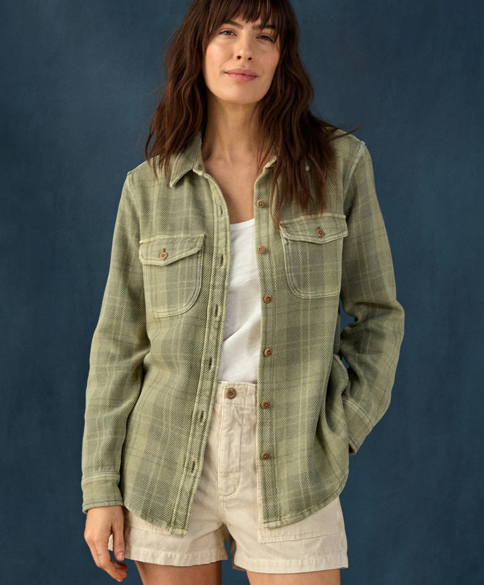 【ウィメンズ】ブランケットシャツ