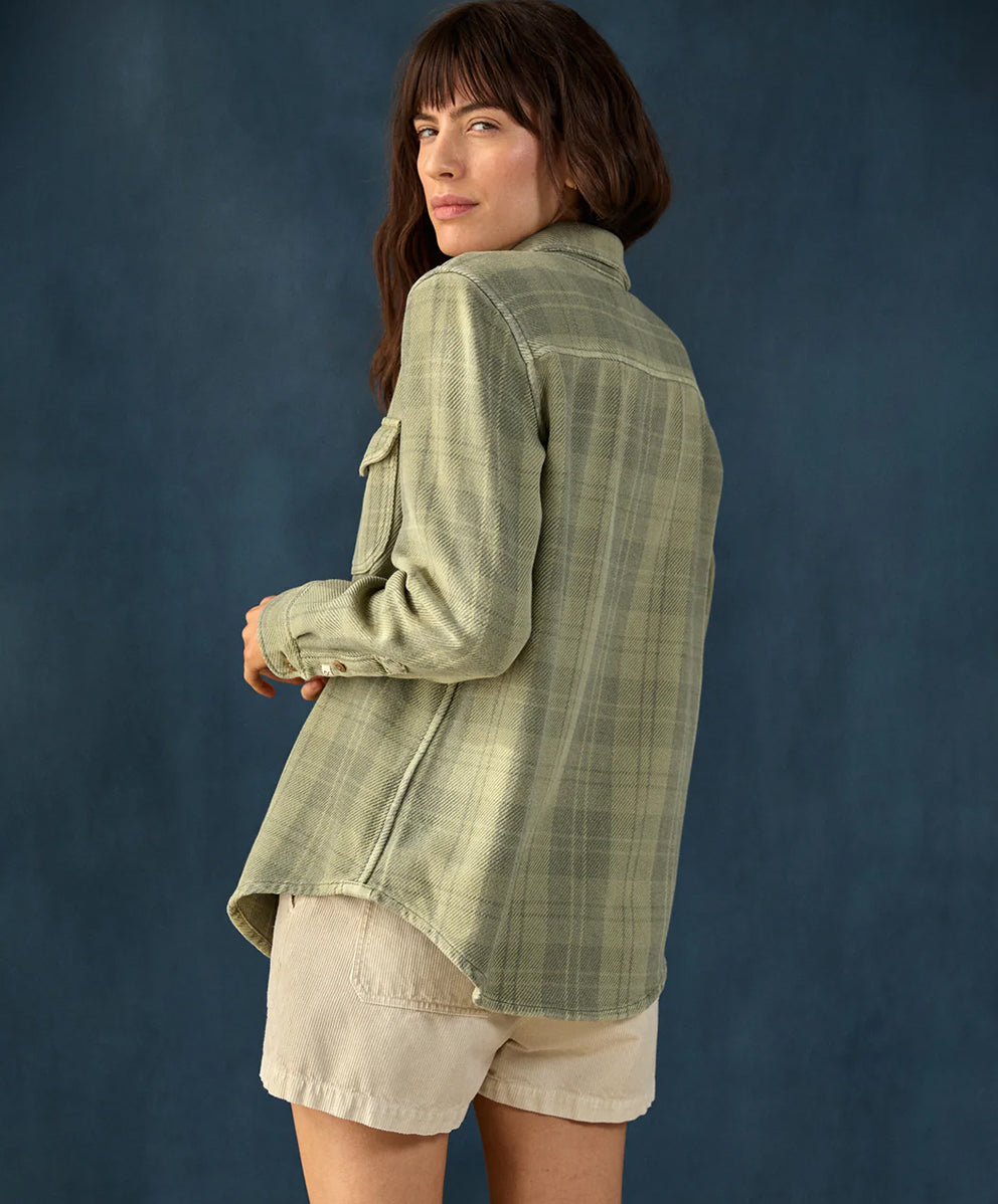 【ウィメンズ】ブランケットシャツ