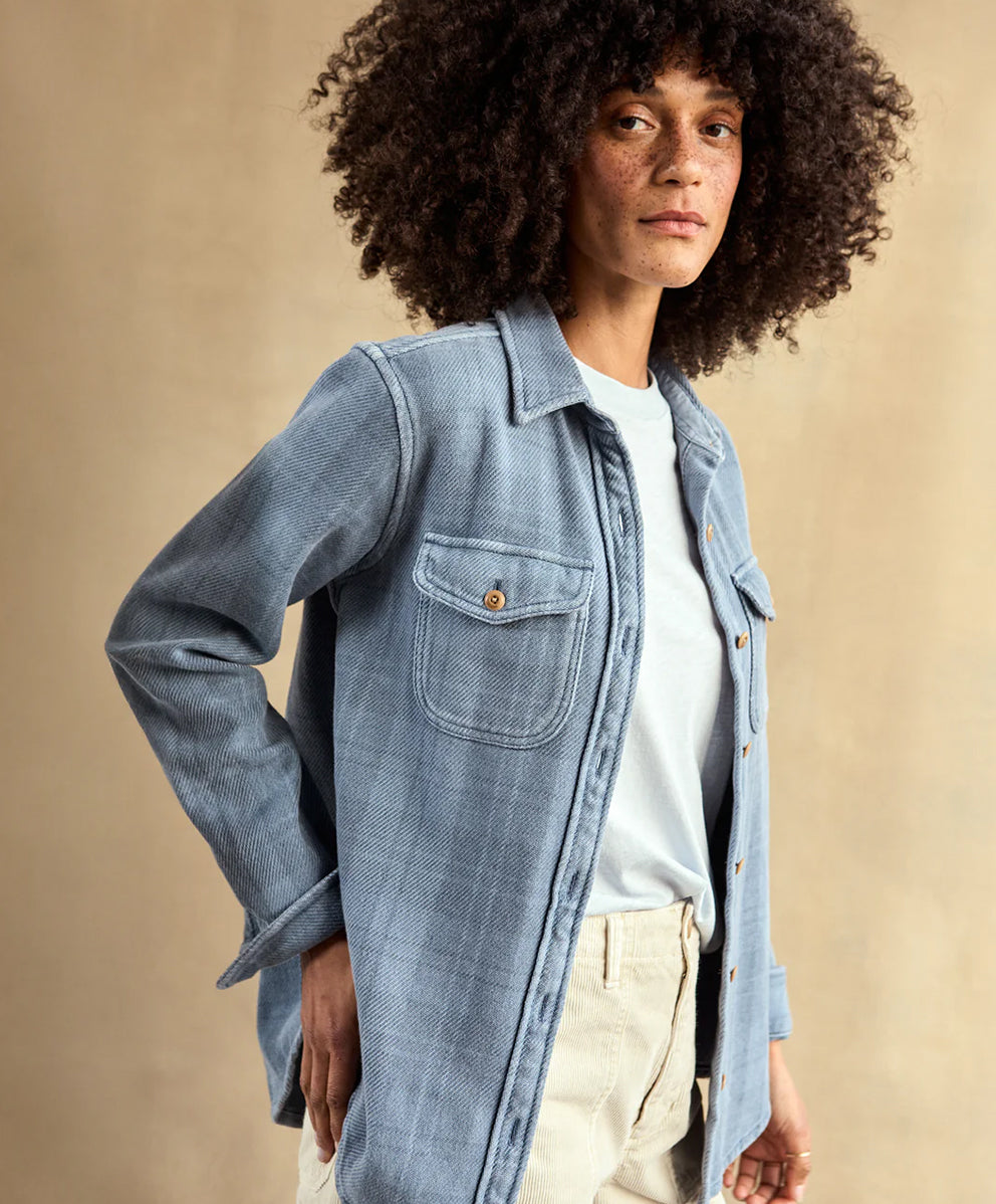 【ウィメンズ】ブランケットシャツ