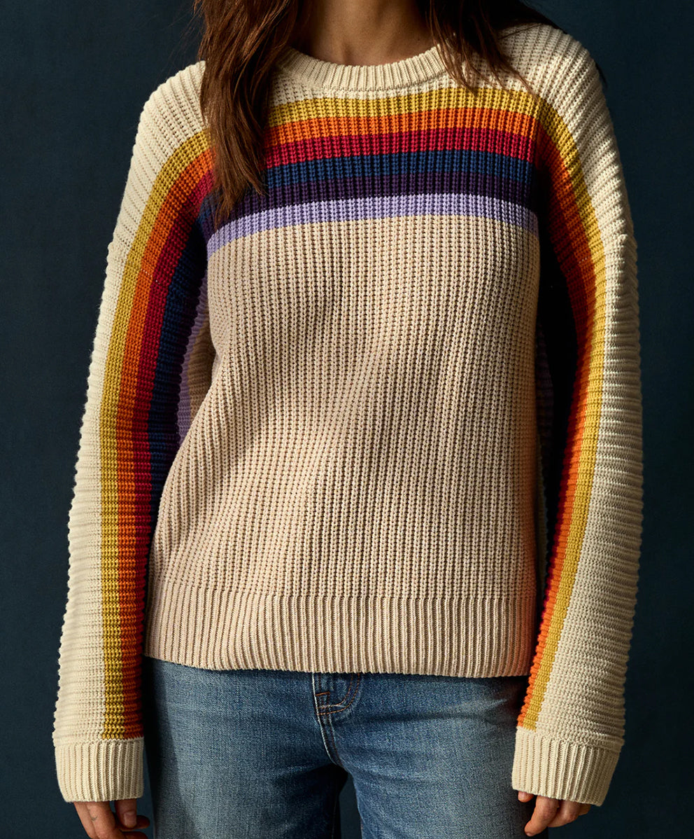 【ウィメンズ】ノスタルジック レインボー セーター