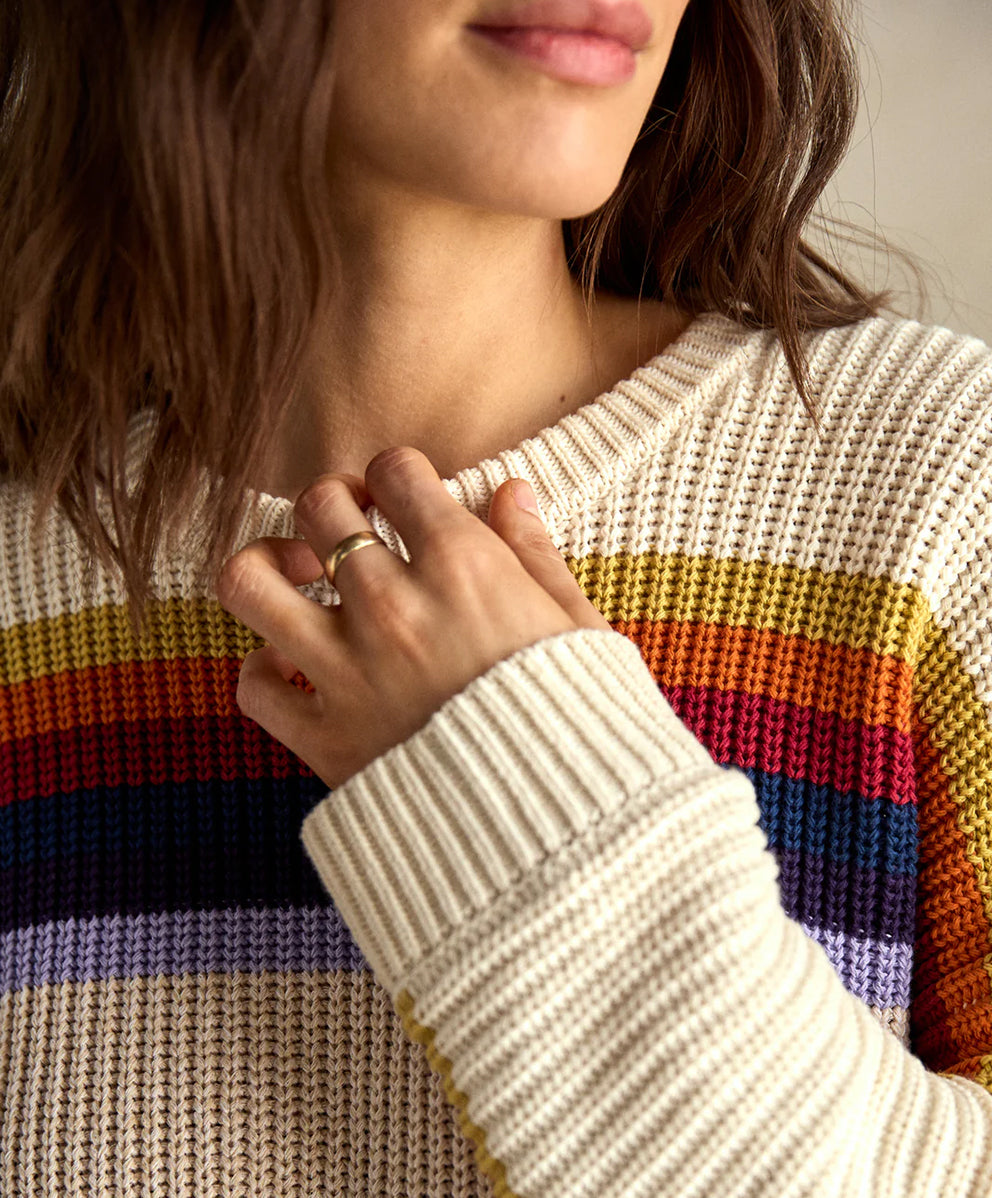 【ウィメンズ】ノスタルジック レインボー セーター