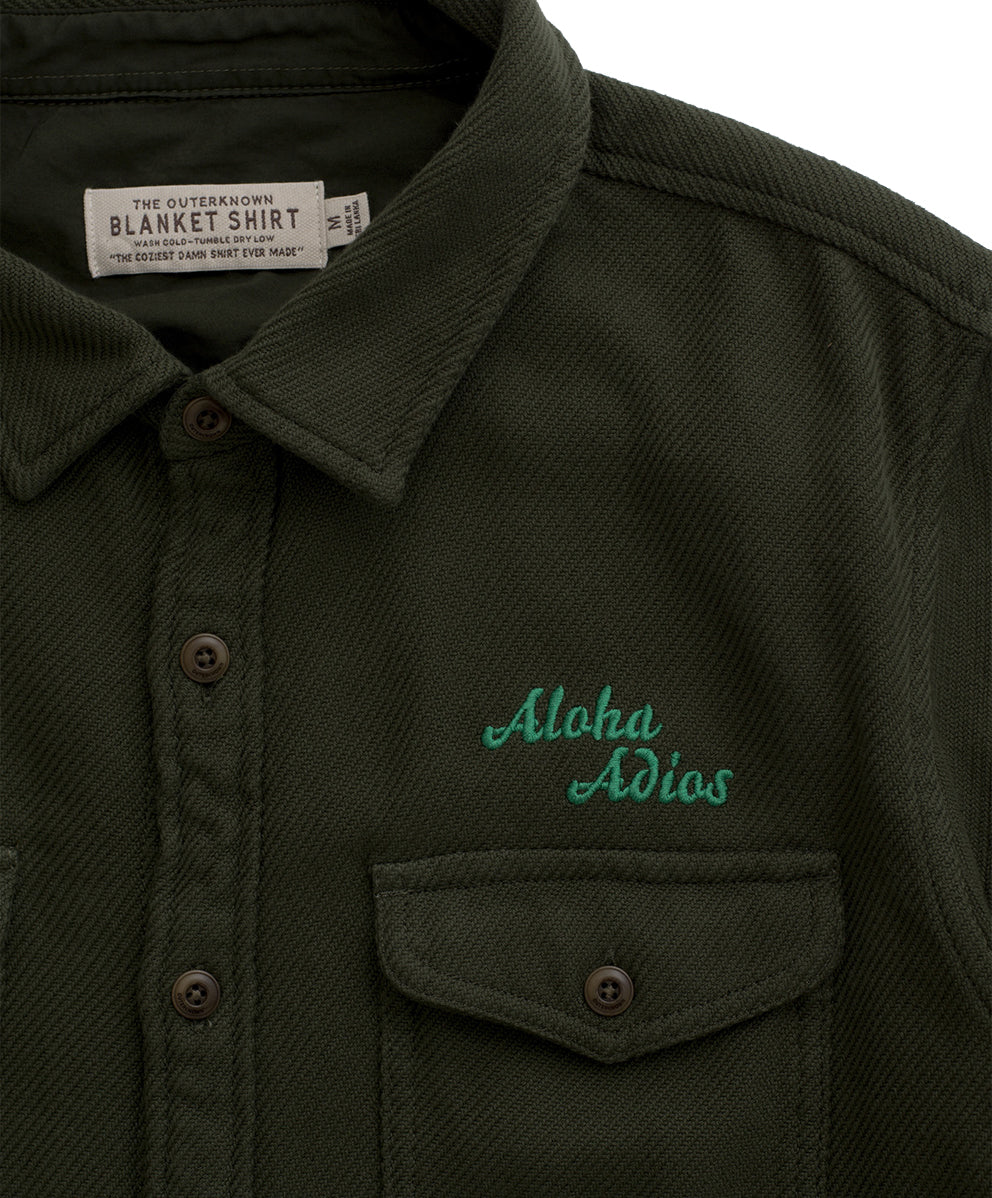 【限定刺繍】クロマブランケットシャツ