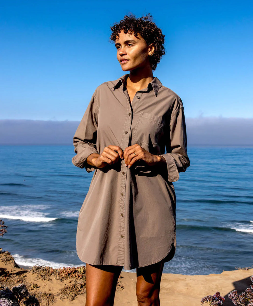 【ウィメンズ】ザ ポプリン ウィークエンド シャツ ドレス