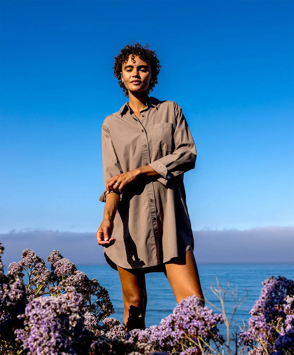 【ウィメンズ】ザ ポプリン ウィークエンド シャツ ドレス