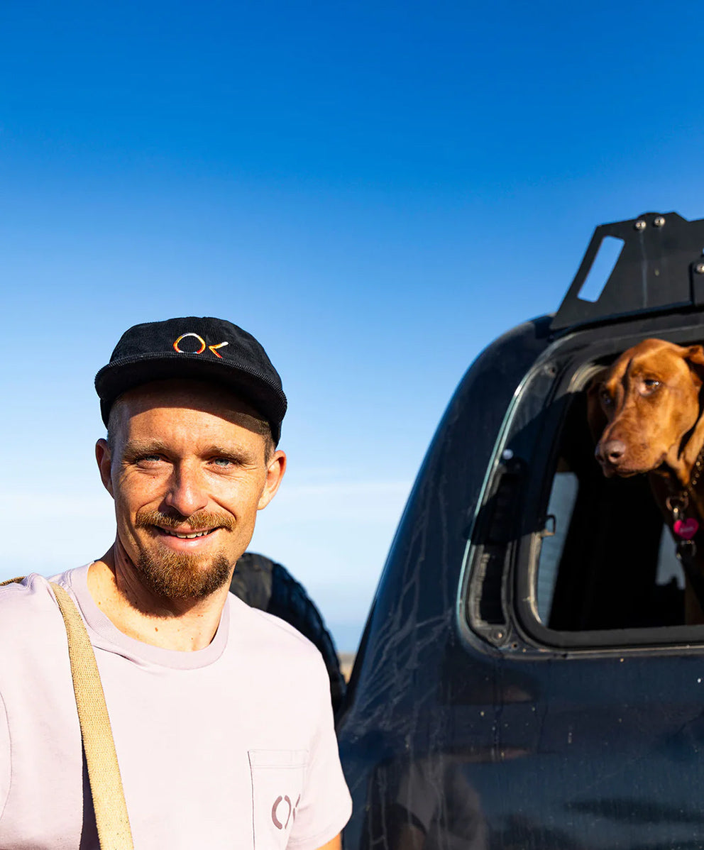 OK ノスタルジック コード刺繍 キャップ