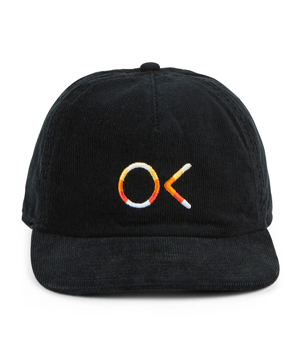 OK ノスタルジック コード刺繍 キャップ