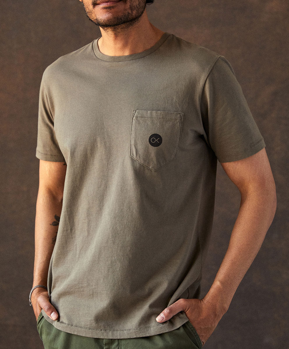 ＜SALE＞OKドット ポケットティーシャツ