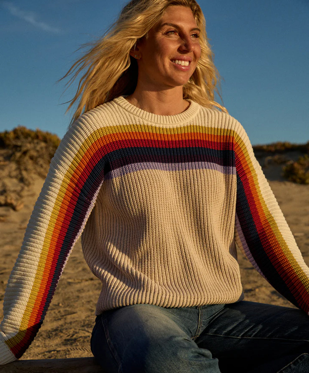 ＜SALE＞【ウィメンズ】ノスタルジック レインボー セーター