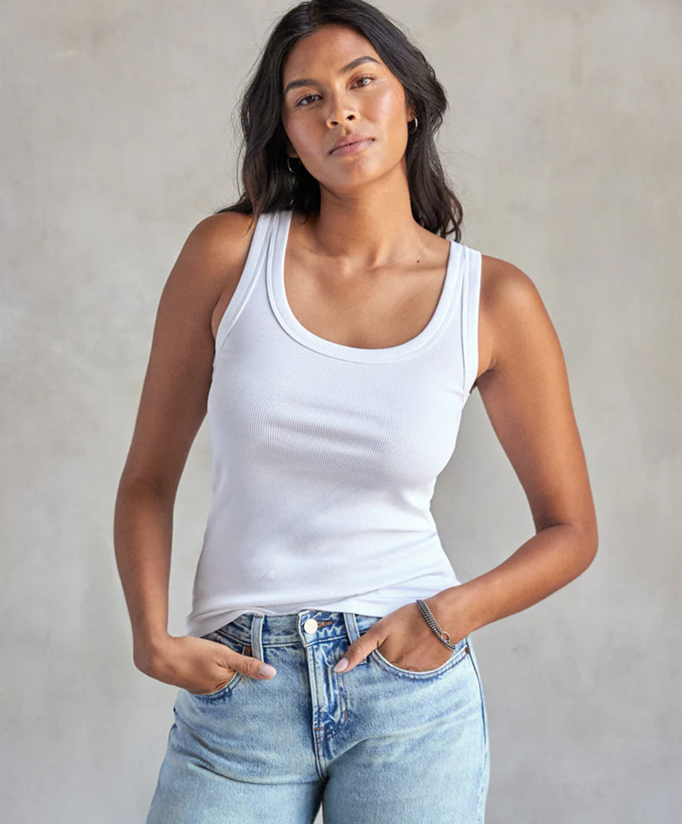 ＜一部SALE対象＞【ウィメンズ】ソジョーン リブ ベーシック タンクトップ