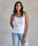 ・【ウィメンズ】ソジョーン リブ ベーシック タンクトップ