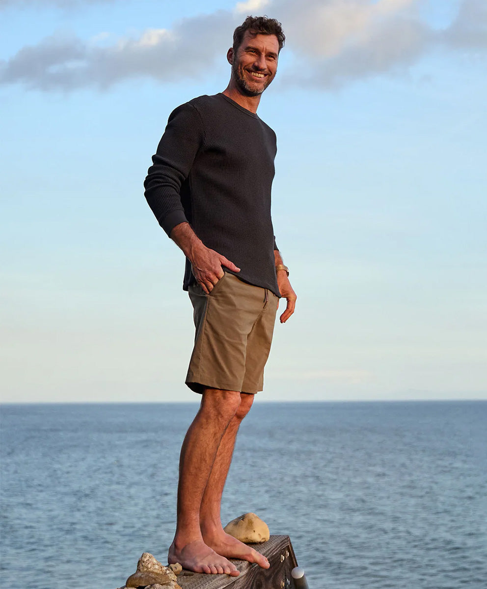 アンチャーテッド ワッフル クルーネック