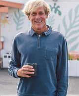 サー クォーター ハーフジップ プルオーバー