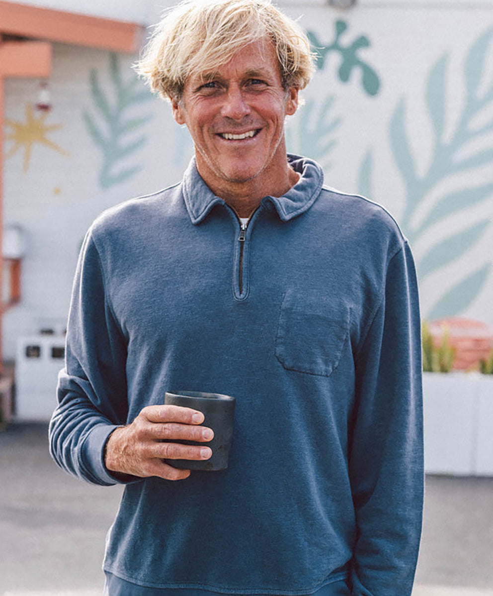 サー クォーター ハーフジップ プルオーバー