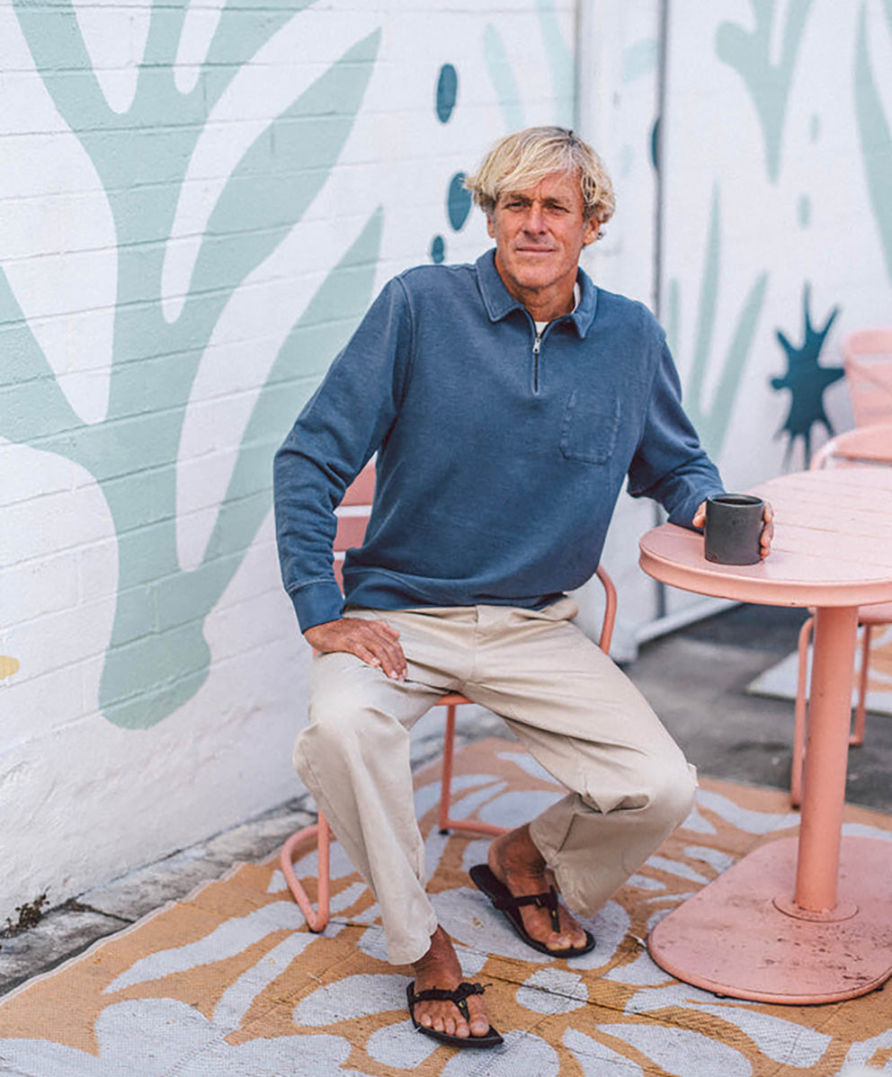 サー クォーター ハーフジップ プルオーバー