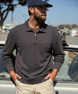 サー クォーター ハーフジップ プルオーバー