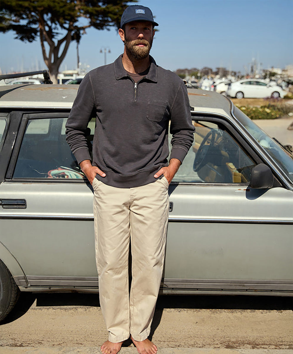 サー クォーター ハーフジップ プルオーバー