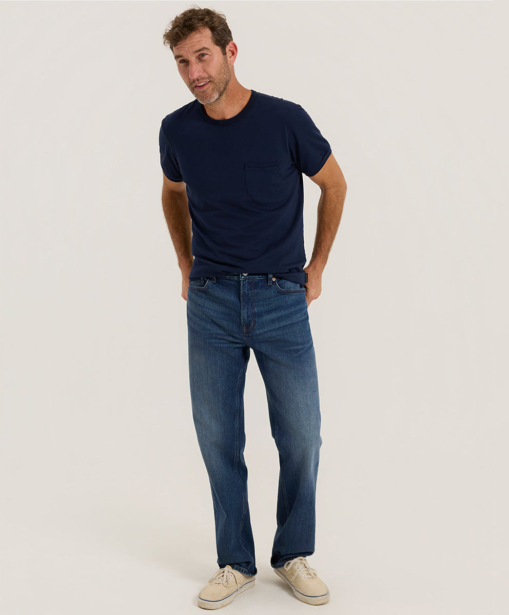 トラベラー ストレート ジーンズ